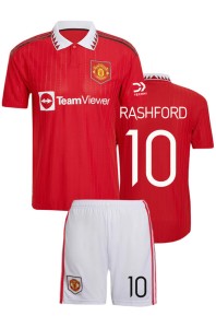 Футбольная форма детская Манчестер Юнайтед 2022 2023 RASHFORD 10